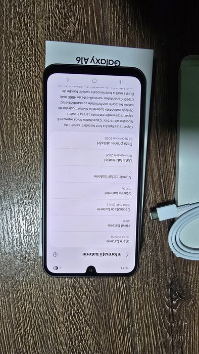 Samsung  A16  nou la cutie