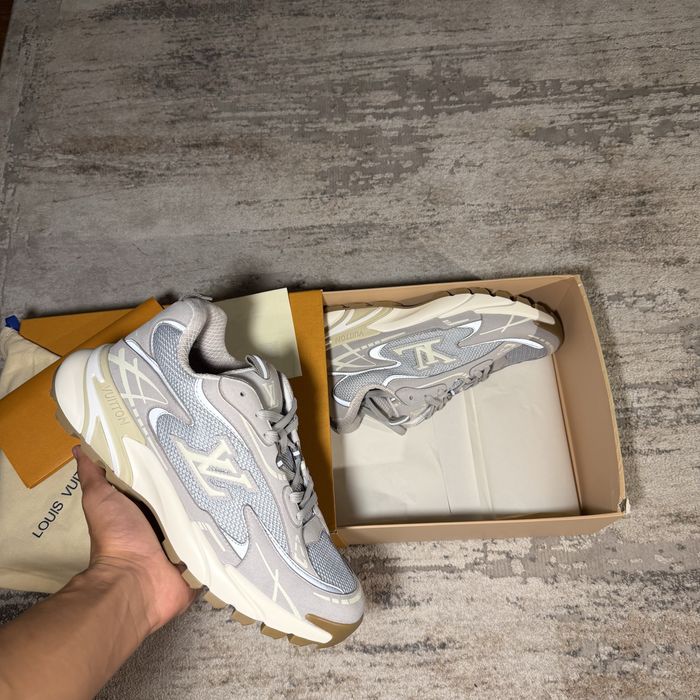 Louis Vuitton LV Tactic Runner Sneakers – Grey/Beige