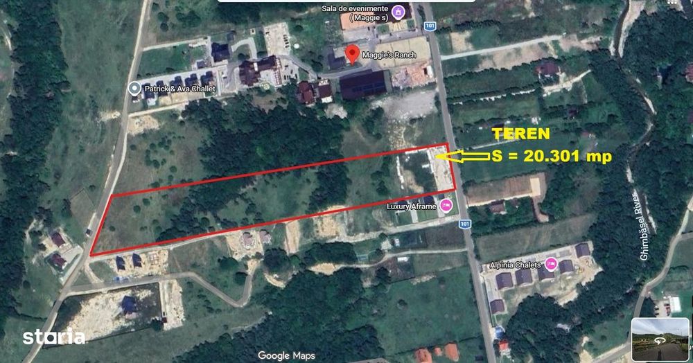 Proprietar, vand teren pt. case de vacanta (20.301mp) Rasnov, Brasov