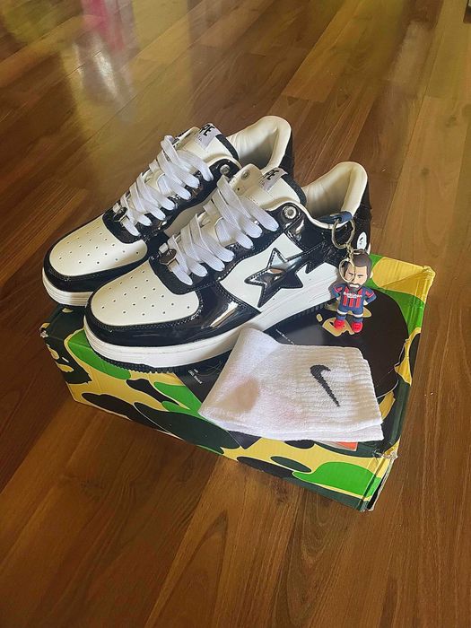 Bape Sta Patent Leather (Black&White)