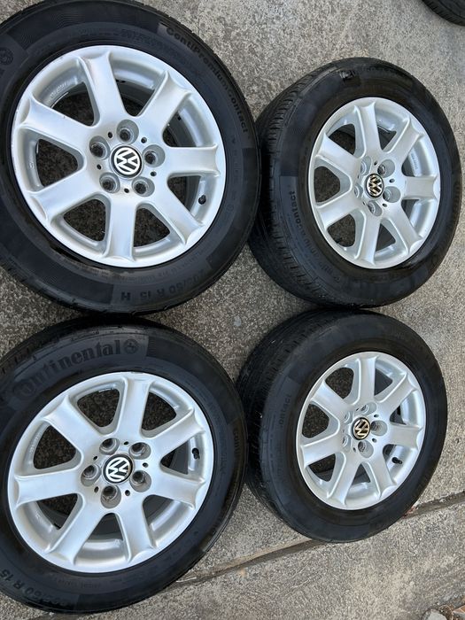 5х112 15 ски за vw golf 5 pasat toursn kadi skoda seat с летни гуми