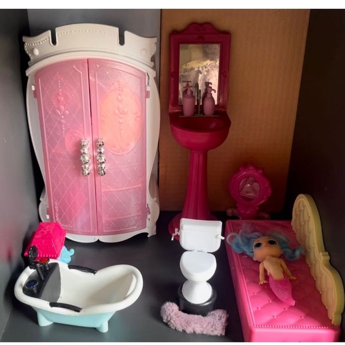 Кукольный дом мебель барби