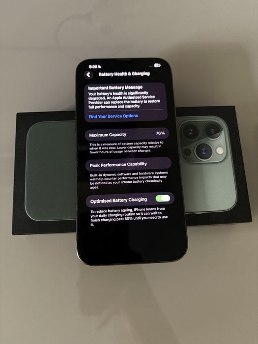 Iphone 13 PRO MAX green 256 GB