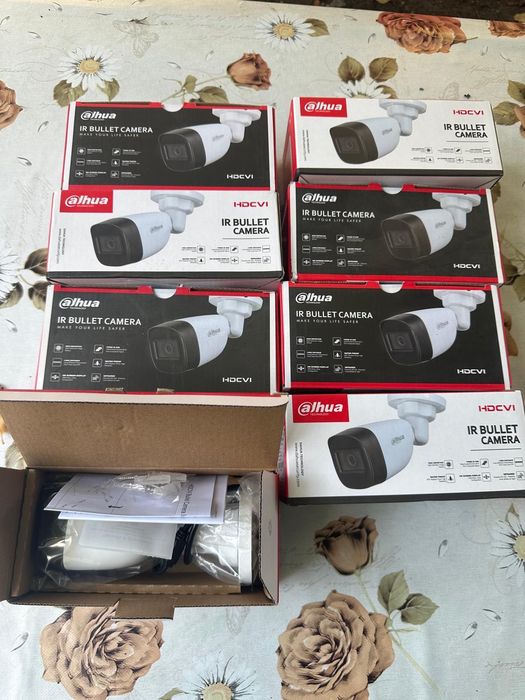 8 camere video Dahua HFW1231CP-A gama Starlight, cu WDR 130 dB, la pachet, 2Mp si 2.8 mm Modelul Dahua HAC-HFW1231CP-A