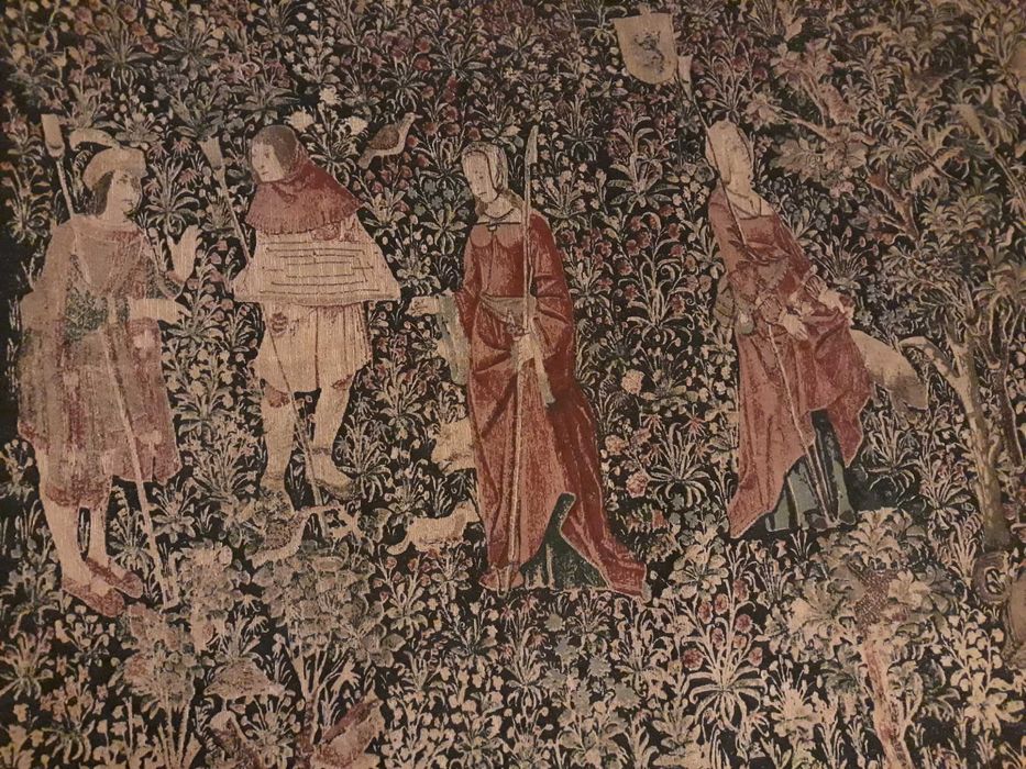 Tapiserie medievala "Noble Pastorale", Franta.