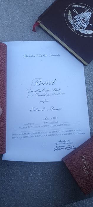 Medalie × Brevet + altele (Reșița