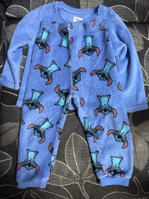 Топли детски пижамки на Стич и МикиМаус, Мече