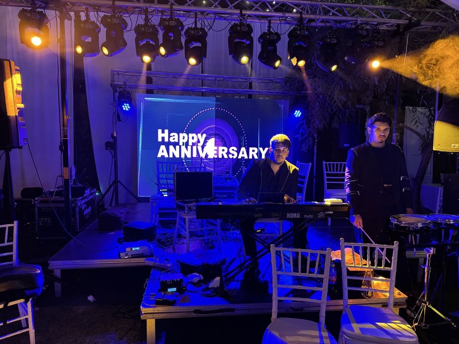 Inchirez scena de lumini si ecrane |baloane cu fum|Fum greu | Ecran |