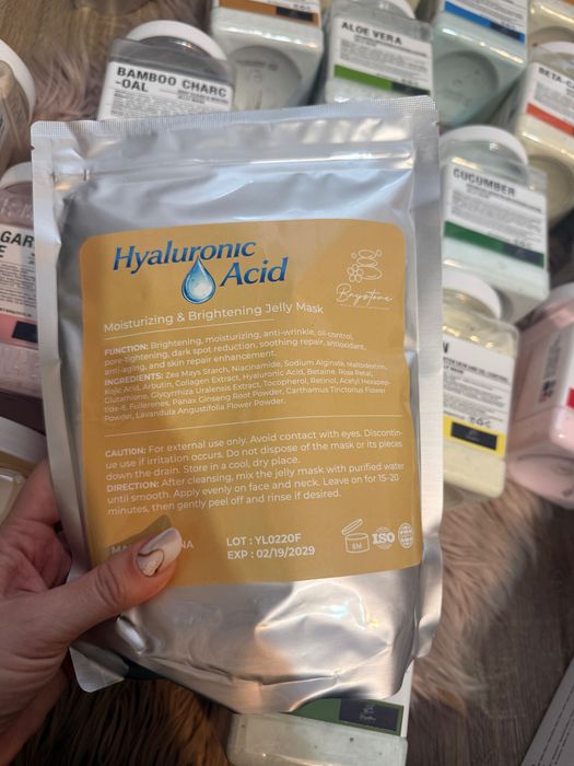 Mascǎ de fațǎ peel off cu acid hialuronic la 500 gr