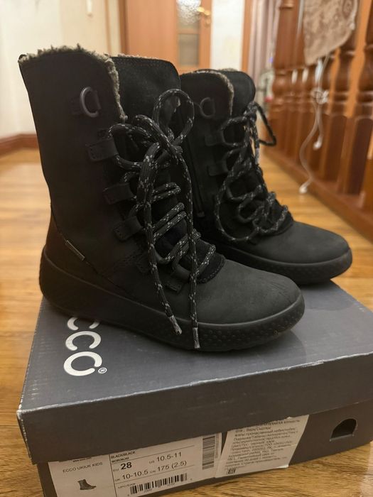 Ecco зимние сапоги на девочек