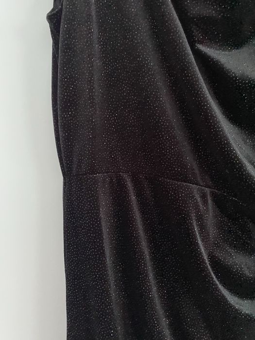 Rochie neagra catifea marimea L
