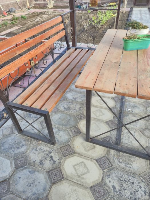 Стол с скамейки продам