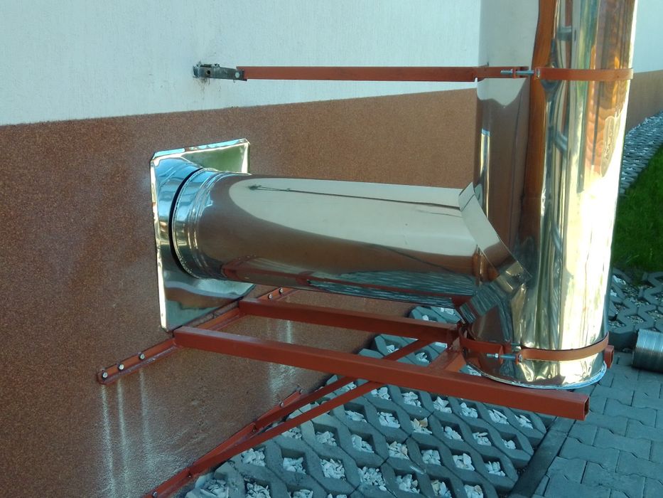 Coș/Horn din inox tub dublu izolat