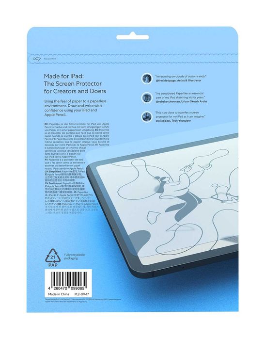 Paperlike (пленка на iPad c ощущениями бумаги)