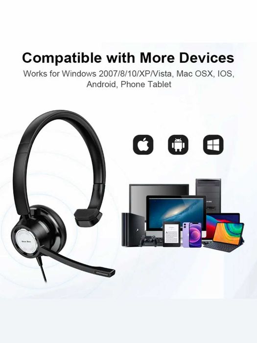 наушники для диспетчеров , доставка, свободные руки NEW bee H365