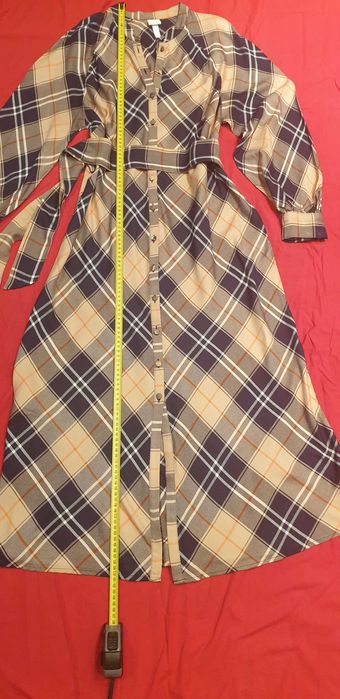 Rochie lunga bumbac model Burberry 42, noua