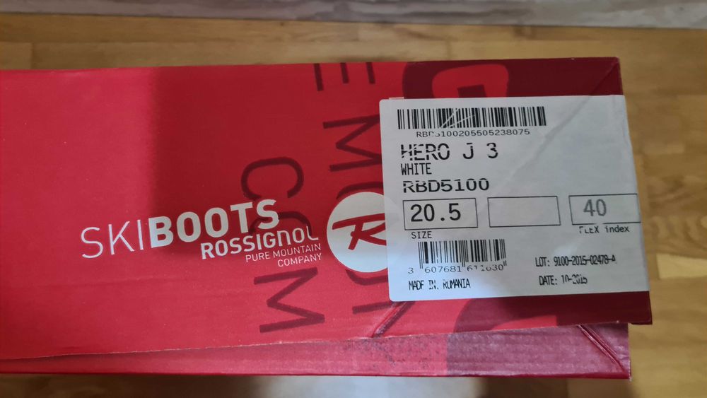 Clapari copii Rossignol HERO J3 marime 20.5cm