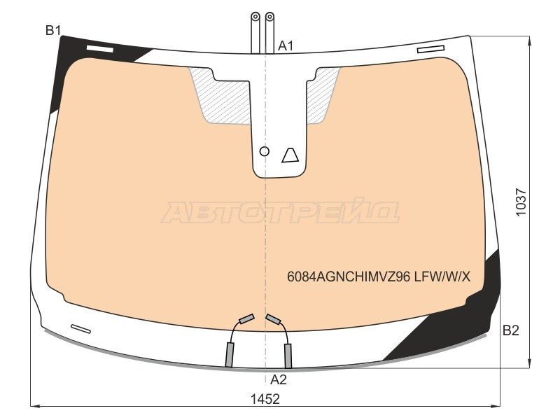 Стекло лобовое Nissan Qashqai