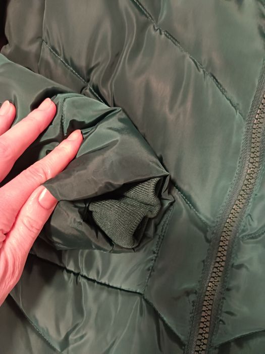 Fâș lung Kotton verde pădure