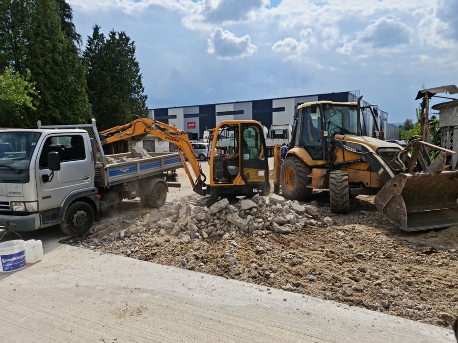 Lucrari buldo excavator,camion,excavator