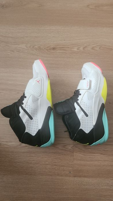 Jordan Zion 2 White Volt Dynamic Turquoise