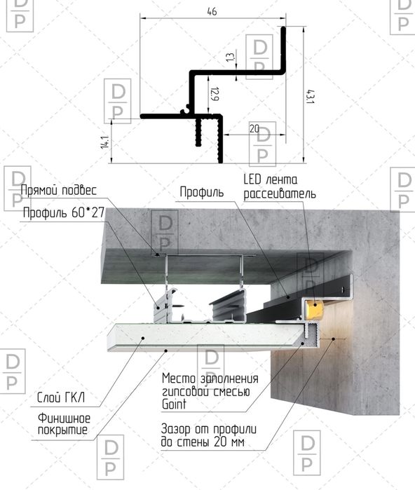 Парящий профиль ПП 12,5