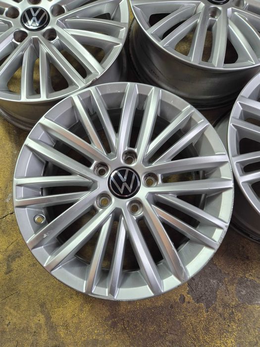 4 Jante Aliaj 5x112 16'' 6.5J ET 46 - OEM VW Golf 5 6 7 8 Touran Sharan Caddy T-ROC / Skoda Octavia YETI SUPERB / AUDI A3 Seat LEON ATECA