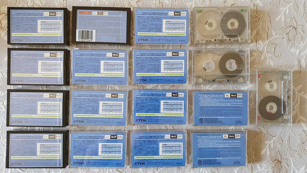 Нови аудио касети TDK MA-R,  Sony, Fuji, Denon, BASF, JVC, Maxell