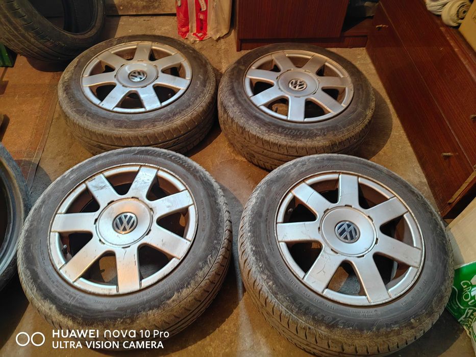 Оригинални алуминиеви джанти 5х112 15" от VW passat b5