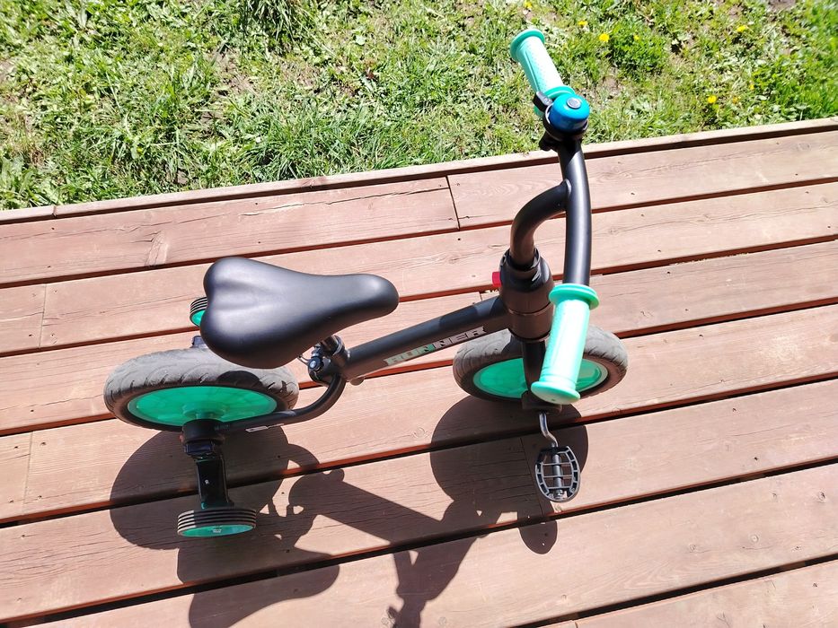 Колело за баланс Lorelli - Runner 2 в 1, Black & Turquoise
