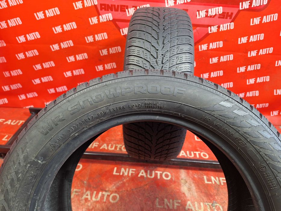 Anvelope M+S 215/55/17 - NOKIAN - 5.8 MM - DOT 2021 !