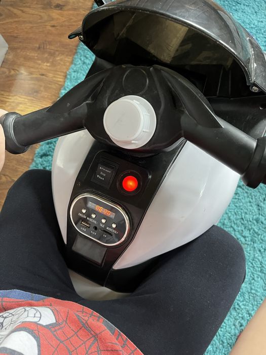 Детски електрически мотоциклет Mappy, Бял