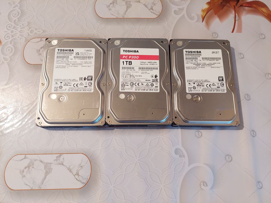 Жосткие диски 500GB 1TB