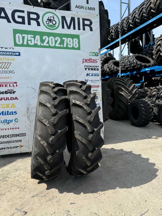 Cauciucuri cu 8 pliuri noi 13.6-28 marca CULTOR de tractor spate