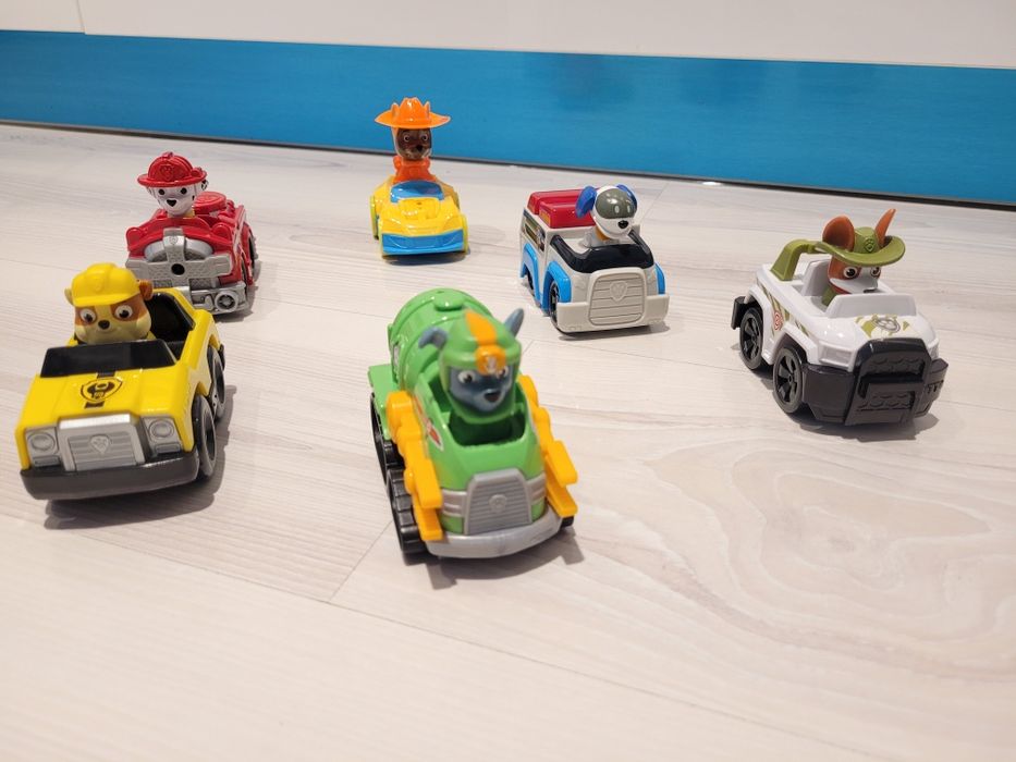 Set 6 mașini Paw Patrol