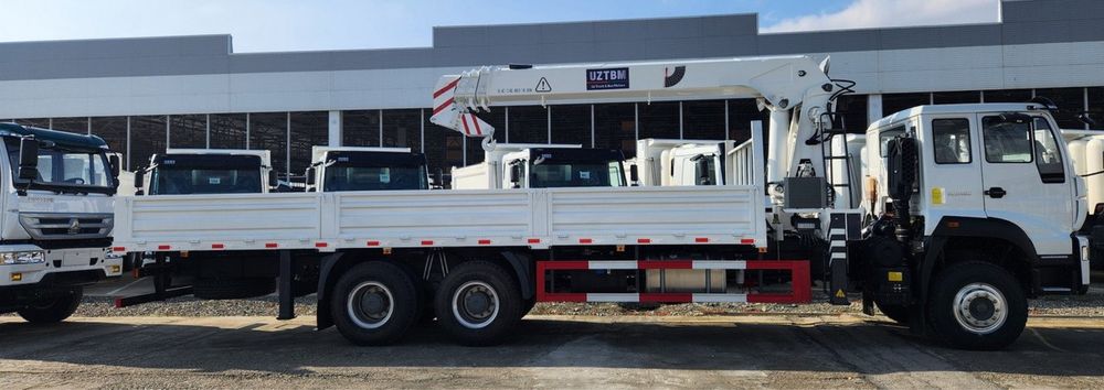 Кран-манипуляторли бортли юк автомобили Homan-H5 6x4 - 10 т