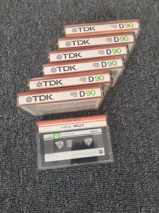 Set 7 Casete Audio TDK D90