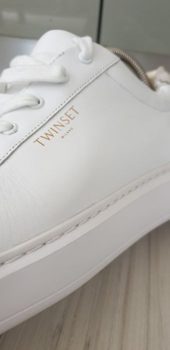 TWINSET Leather Sneakers Womens Size 39/25см ОРИГИНАЛ!