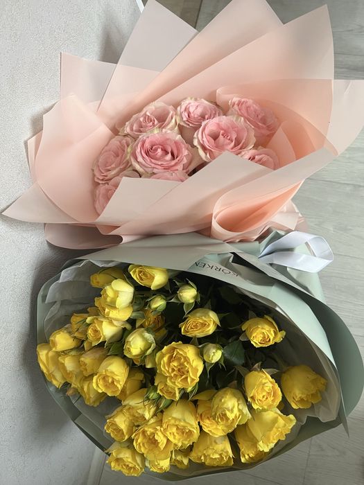 Цветы с бенто тортом