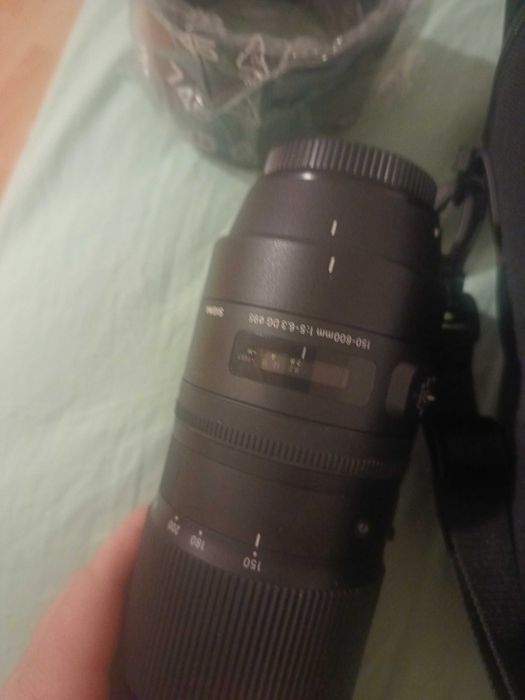 Sigma objektiv 150-600mm