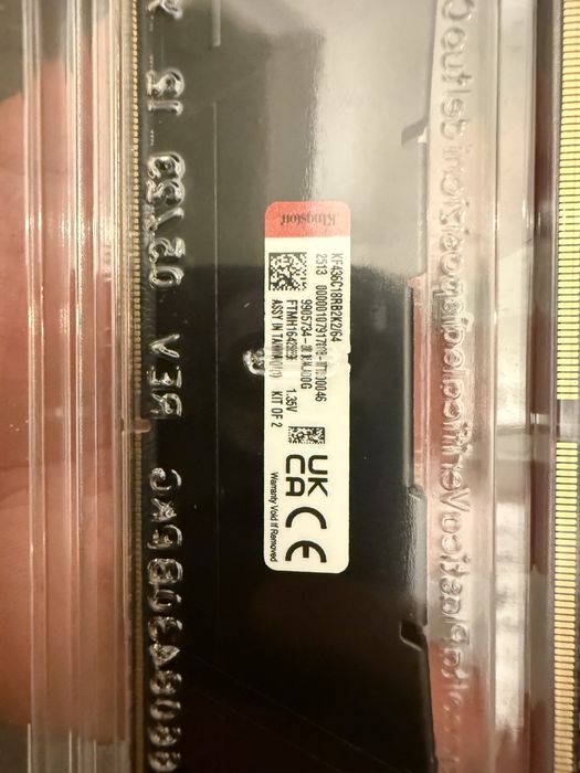 64GB RAM DDR4 3600MHz Kingston Fury Renegade (2x32GB)
