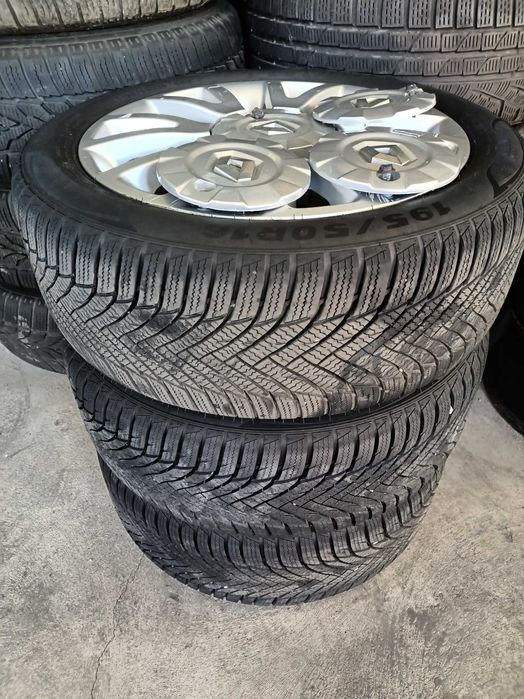 3 buc. jante renault 16" cu cauciucuri  M+S 195 50 16