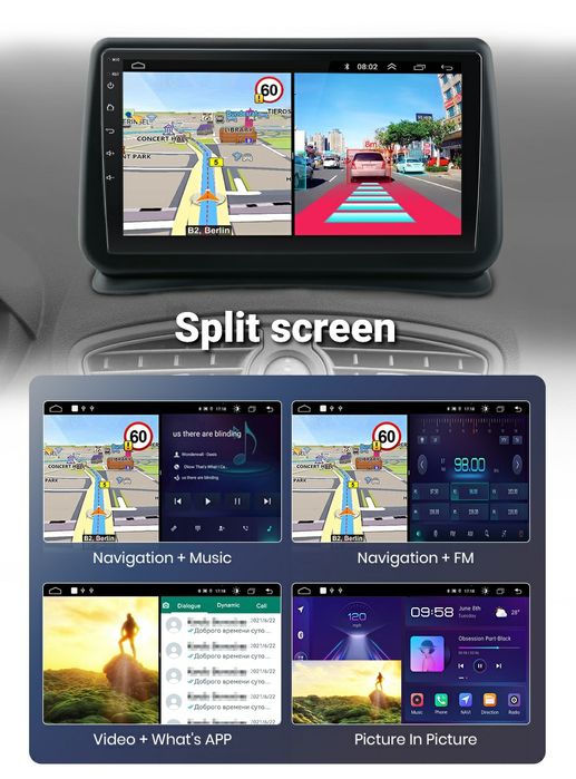 Navigatie Android dedicata Renault Clio 3 (2005-2014)