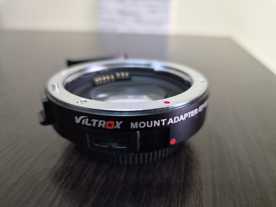 Obiectiv Sigma 17-50 F2.8, montura Canon si Viltrox EF-Mount Lens to MFT micro 4/3 Speedbooster Cine MFT 4/3 - Canon EF