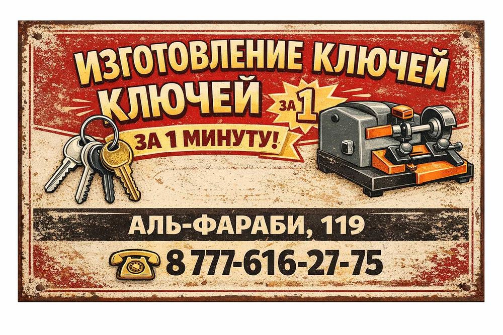 Изготовление ключей, ремонт замков