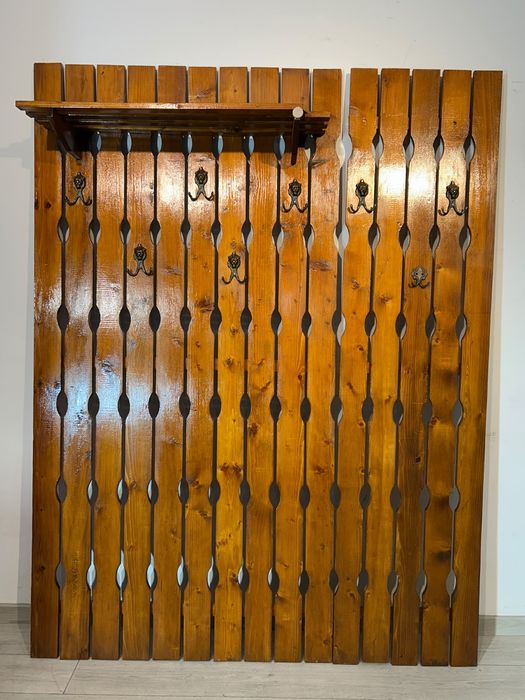 Cuier de Perete Stil Rustic; Suport de Haine