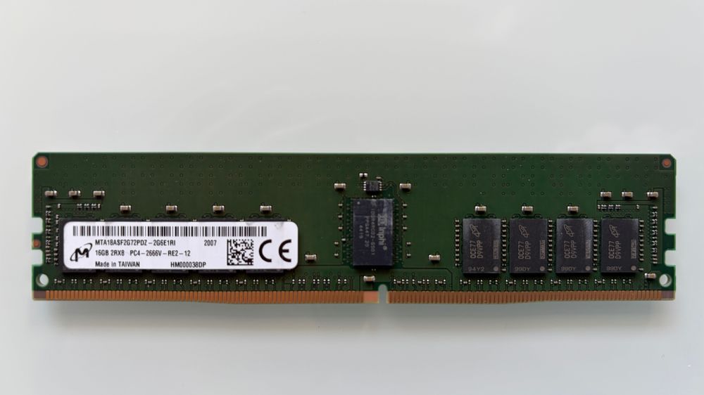 Micron 16gb DDR4 2666MHz ECC сървърни памети