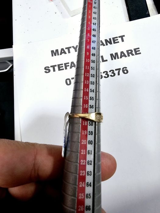 Vand inel dama din aur 14 k 1.78 g cod 562