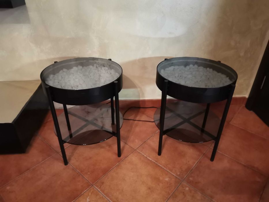 Луксозни нощни масички с лед осветление