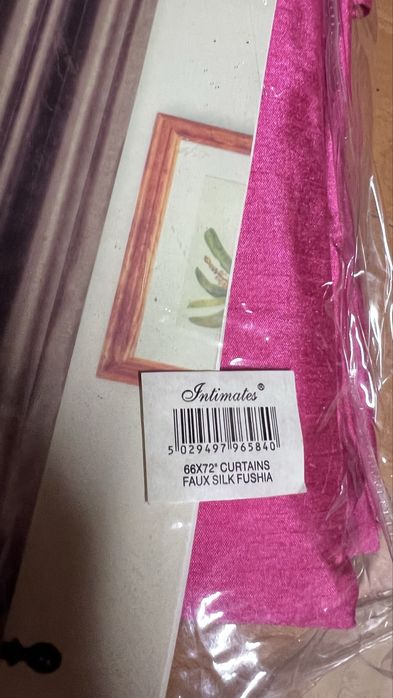 Perdele/draperii roz fuchsia